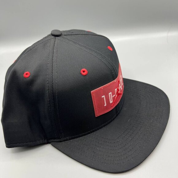 Air Jordan‎ 11 Hat Men Black Red Jumpman Bred Snap Back Cap - Picture 3 of 8